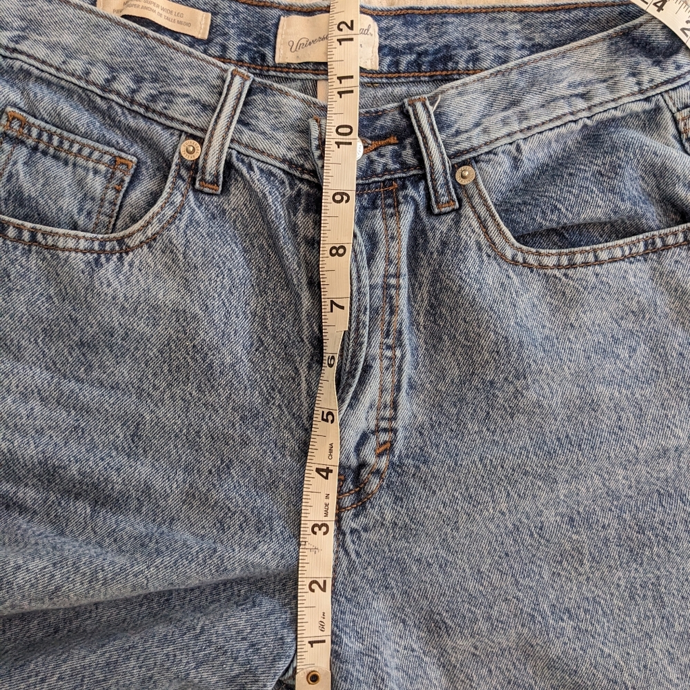 Universal Thread Super Wide-Leg Jeans Mid Rise - Picture 5 of 6
